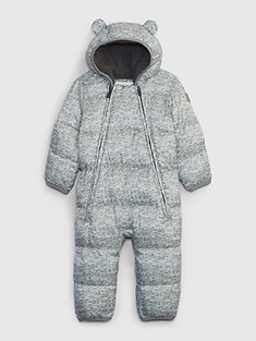 Gap Baby 100% Recycled Heavy Weight Puffer One-Piece