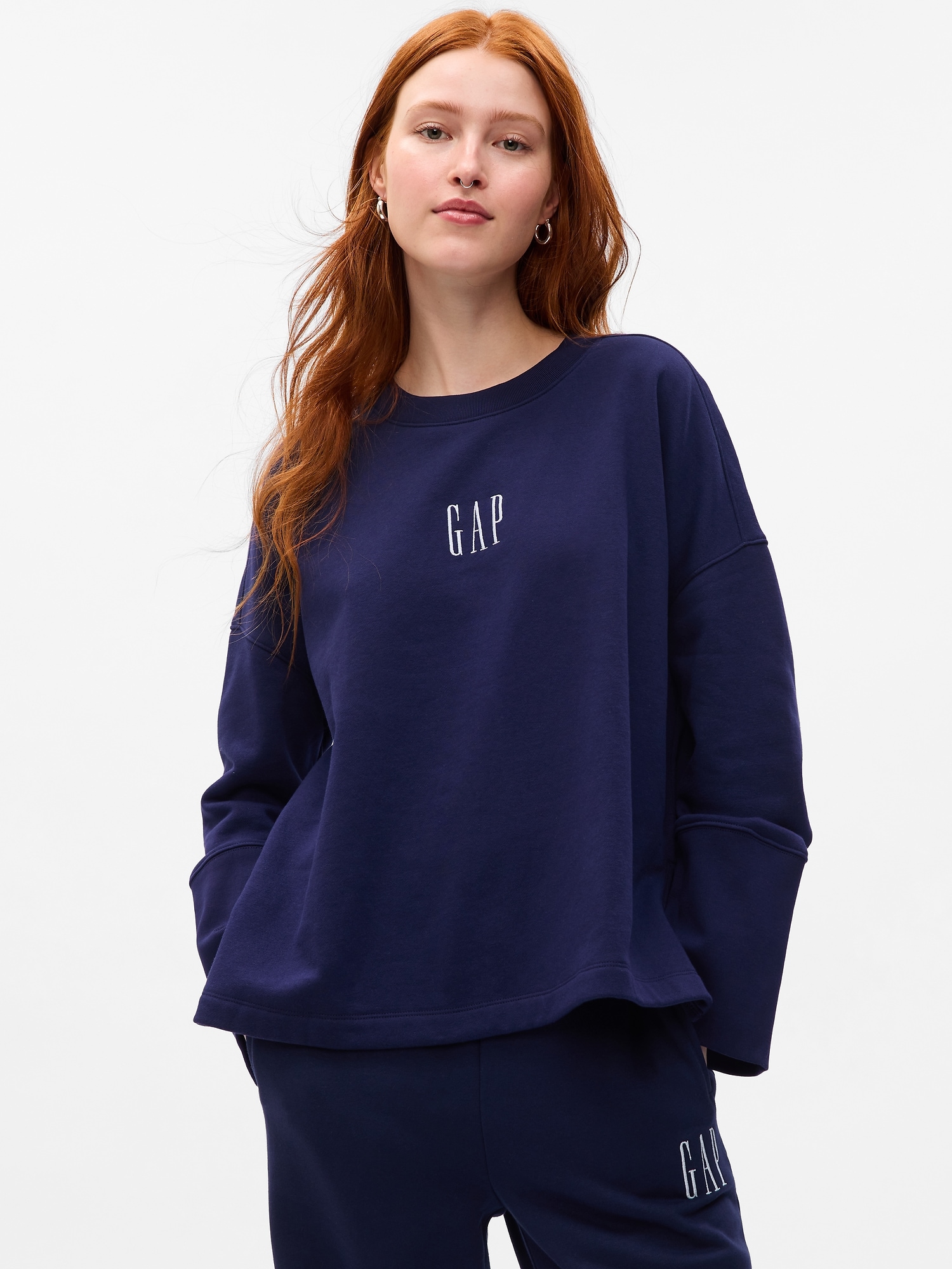 GAP ギャップ トレーナー 定番 ネイビー Sサイズ 裏起毛