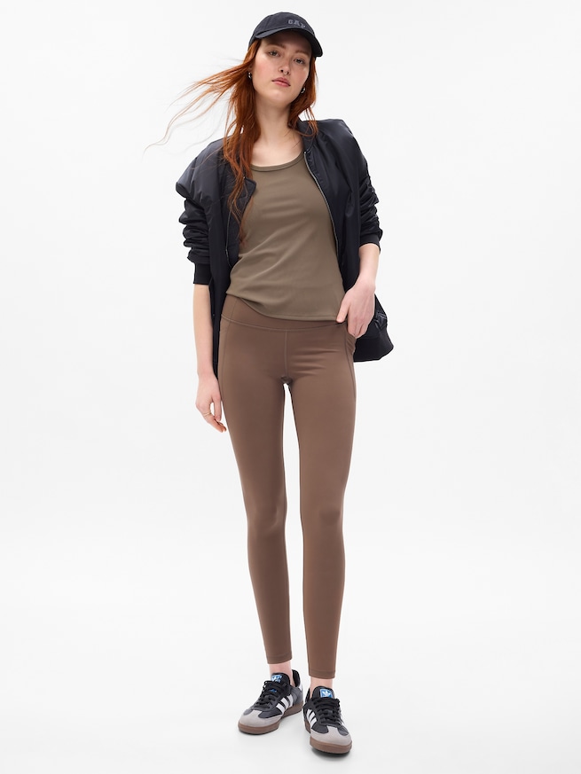 GapFit ハイライズ パワー フルレングスレギンス-0