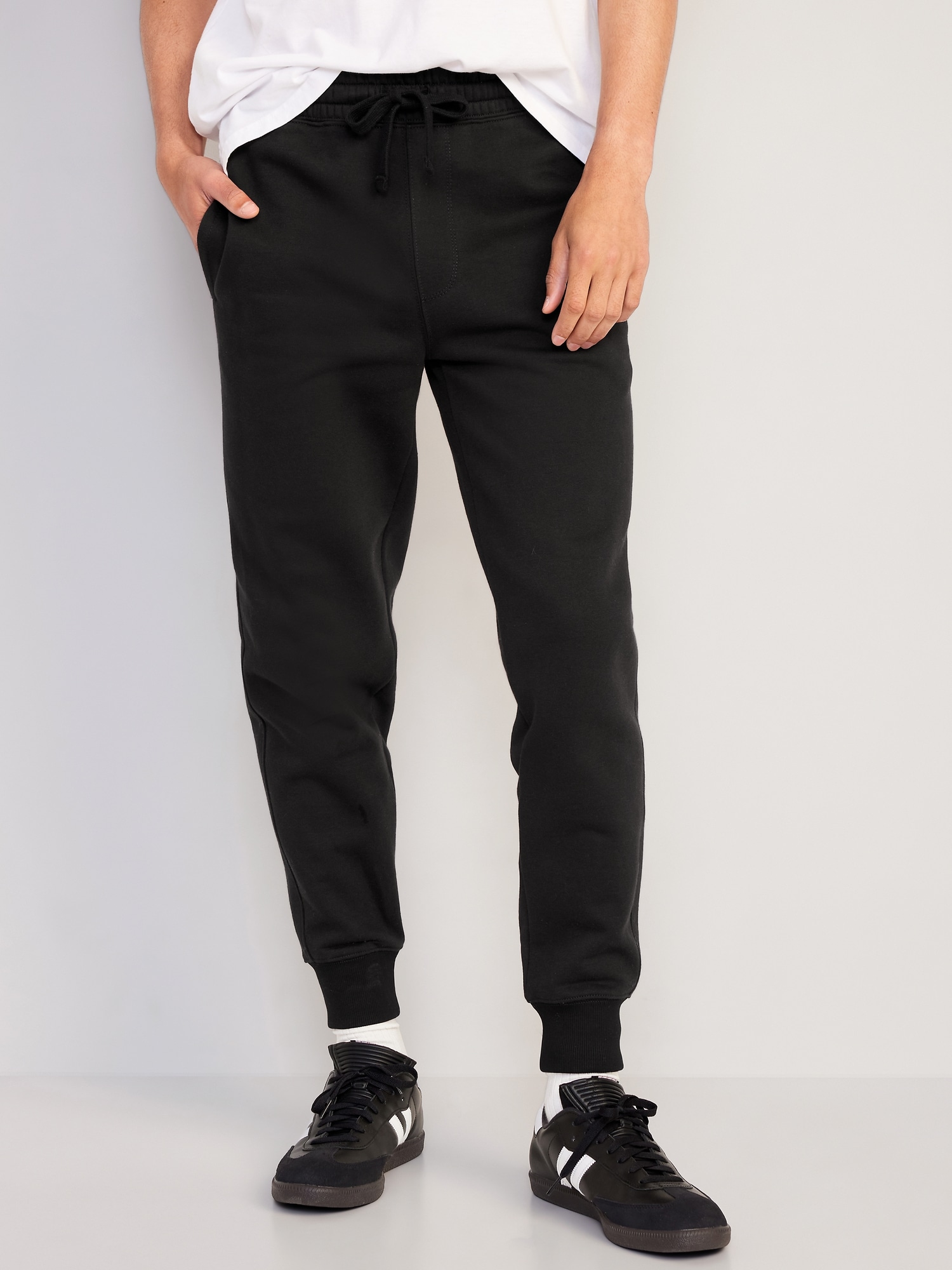PANTALON DE JOGGING EFFILÉ EN COTON OUATÉ