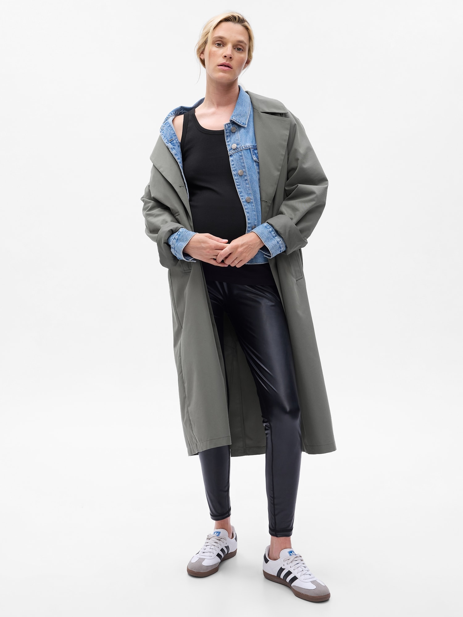 LEGGING EN SIMILICUIR DE MATERNITÉ