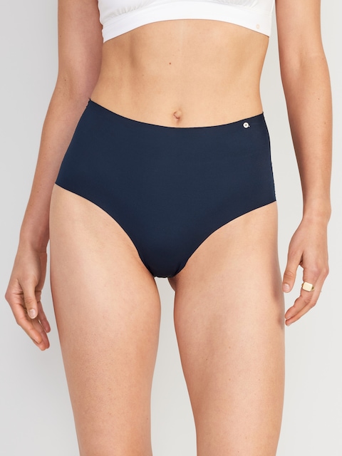 High-Waisted No-Show Brief Underwear