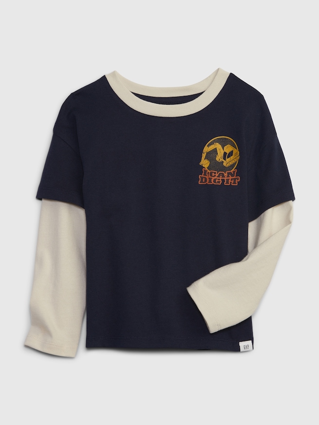 2in1 グラフィックTシャツ (幼児)-1