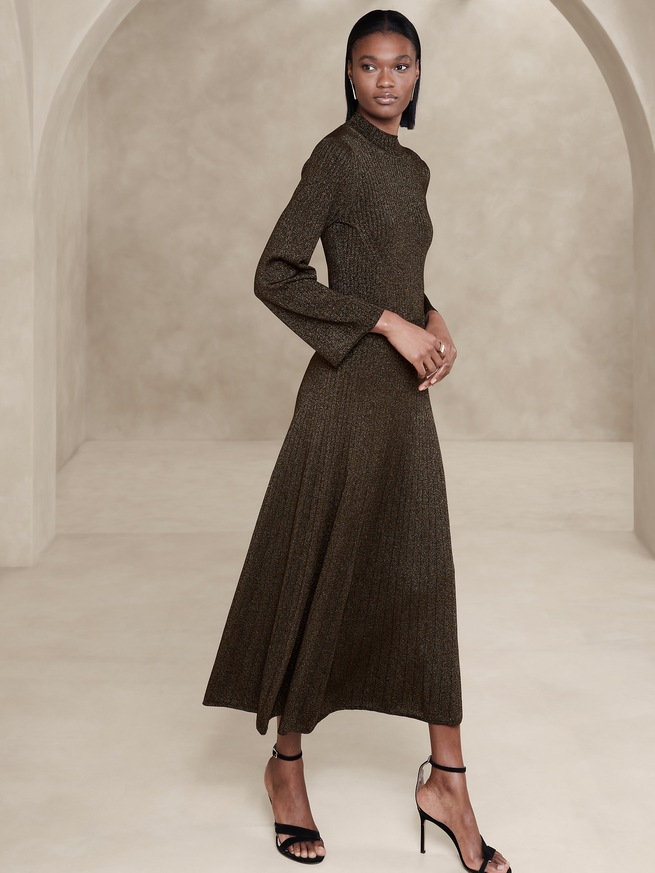 BANANA REPUBLIC公式オンラインストア | Lena メタリック ニットスカート 