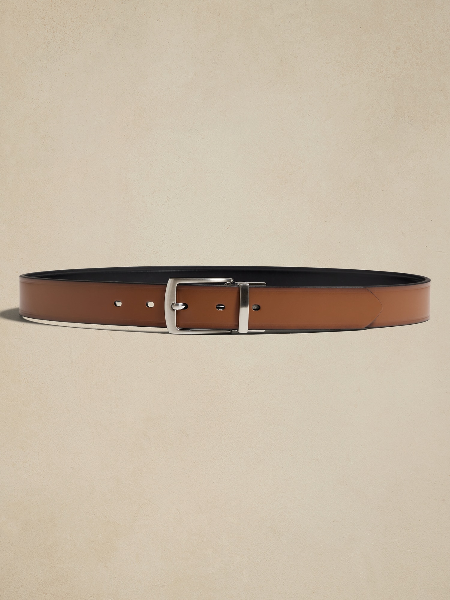 Reversible Leather Dress Belt