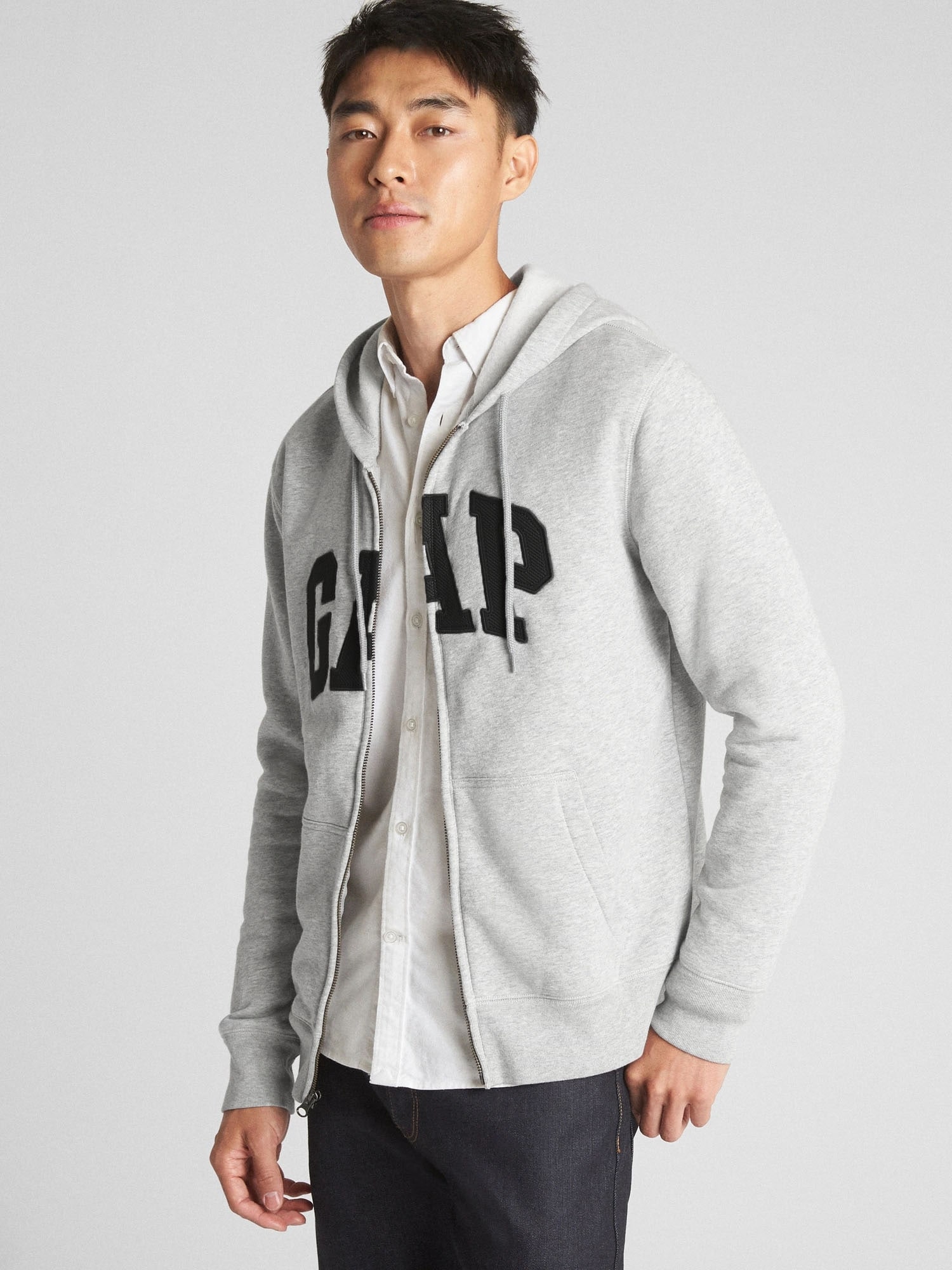 GAP ギャップ パーカー M グレー メンズ 160 - トップス