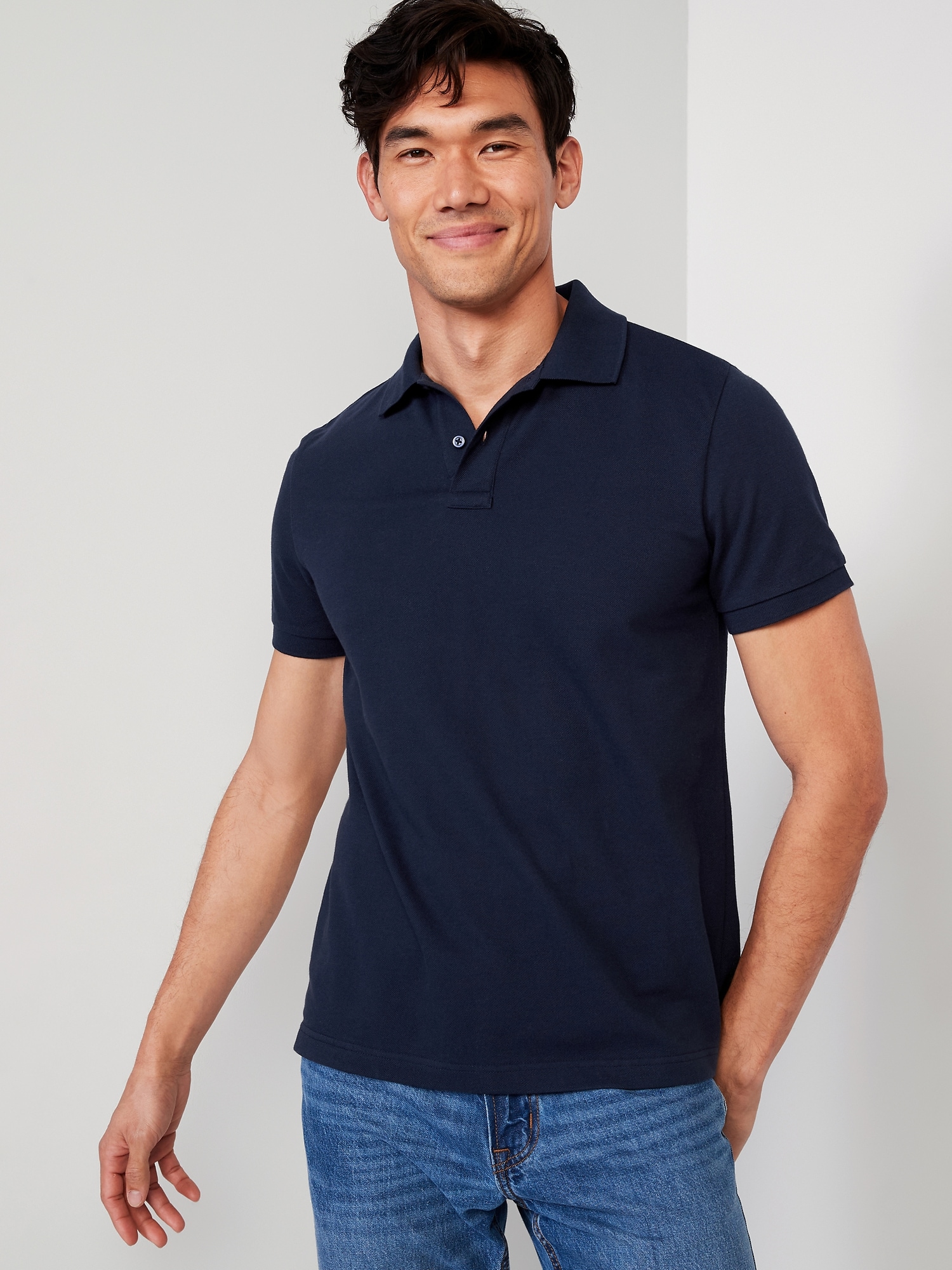 POLO EN PIQUÉ D'UNIFORME POUR HOMME
