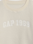 GAP 1969 アーチロゴ ボア スウェットワンピース (キッズ)-2