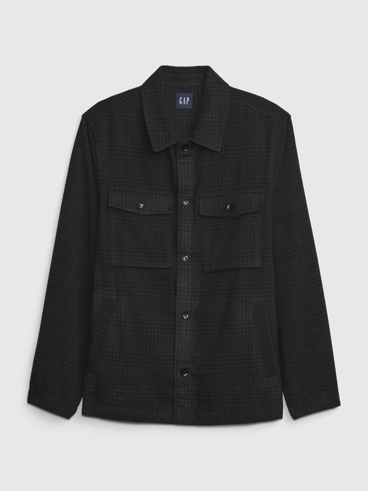 商品一覧の通販 PALACE WOOL SHIRT JACKET L 黒 ウールシャツ ...