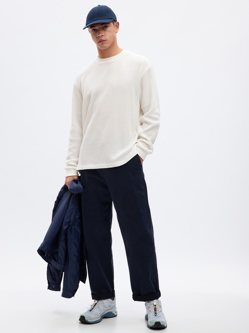 オーバーサイズ ワッフルTシャツ(ユニセックス)