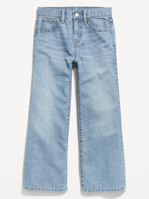 High-Waisted Baggy Wide-Leg Jeans for Girls