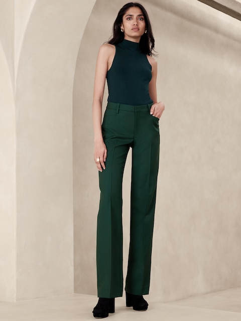 Lido Straight Italian Wool Pant
