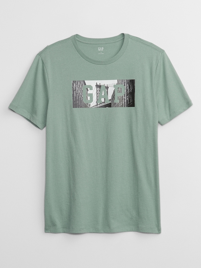 GAPロゴ グラフィック Tシャツ(ユニセックス)-2