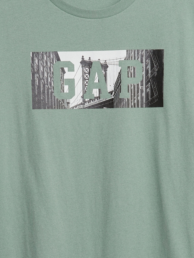 GAPロゴ グラフィック Tシャツ(ユニセックス)-3