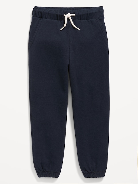 PANTALON DE JOGGING EN COTON OUATÉ À OURLET CINTRÉ POUR TOUT-PETIT GARÇON - In The Navy (Dans La Marine