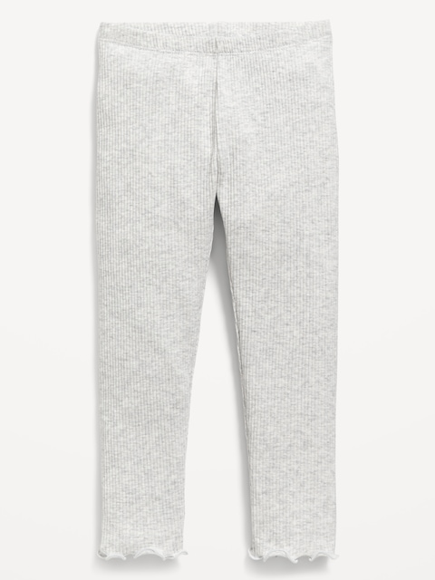 LEGGING PLEINE LONGUEUR EN TRICOT CÔTELÉ POUR TOUTE-PETITE FILLE