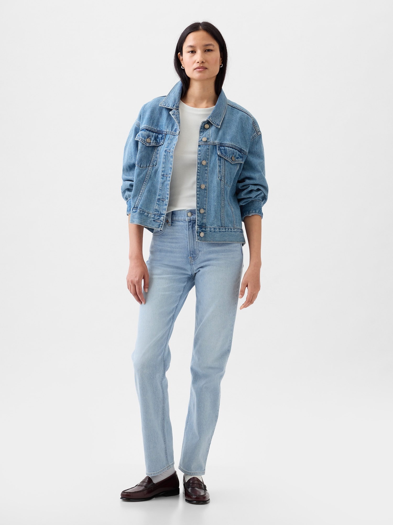 High Rise '90s Slim Straight Jeans