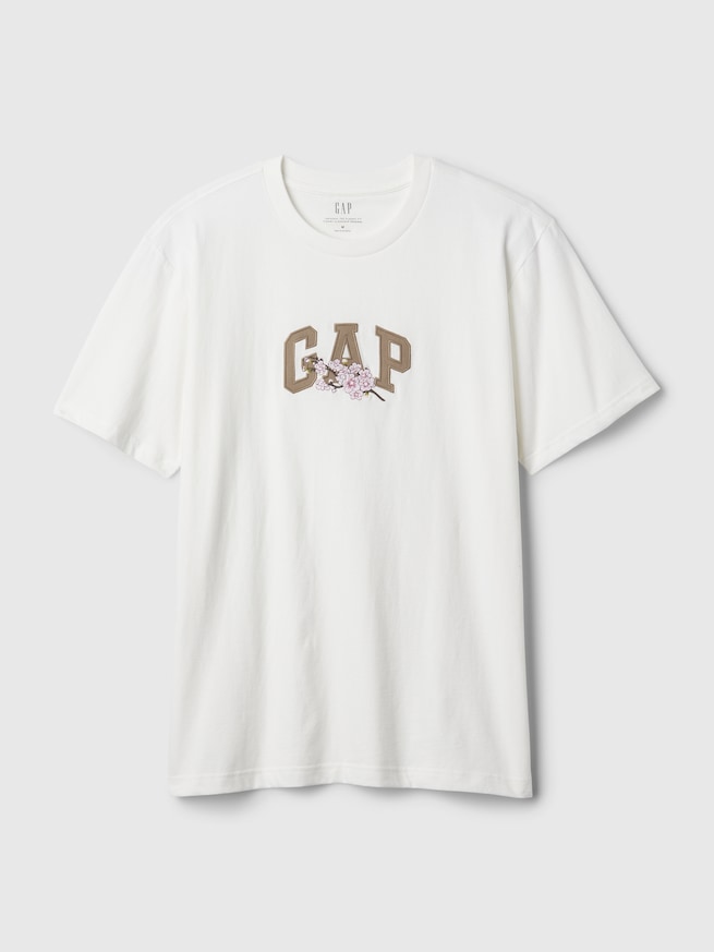 GAPアーチロゴ Tシャツ(ユニセックス)-4
