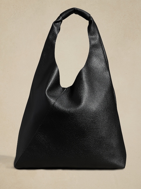 Vegan Leather Slouchy Tote