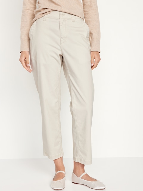 PANTALON CHINO AUTHENTIQUE À TAILLE HAUTE