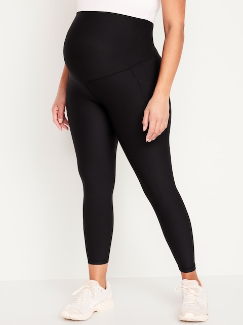 LEGGING POWERSOFT LONGUEUR 7/8 À PANNEAU COUVRANT DE MATERNITÉ