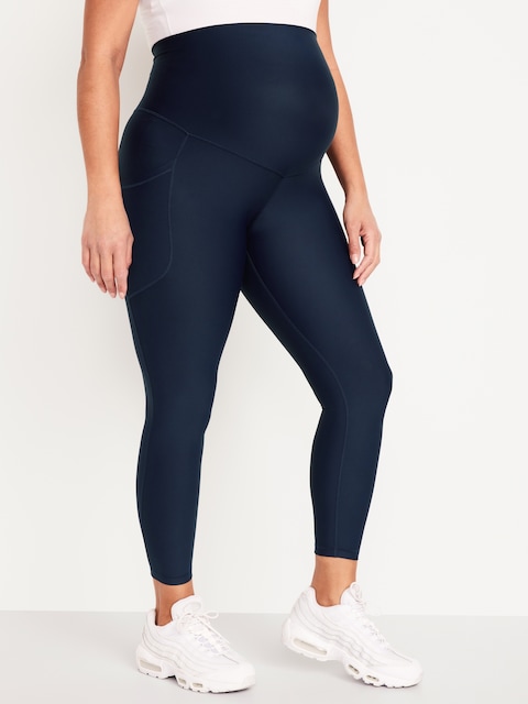 LEGGING POWERSOFT LONGUEUR 7/8 À PANNEAU COUVRANT DE MATERNITÉ