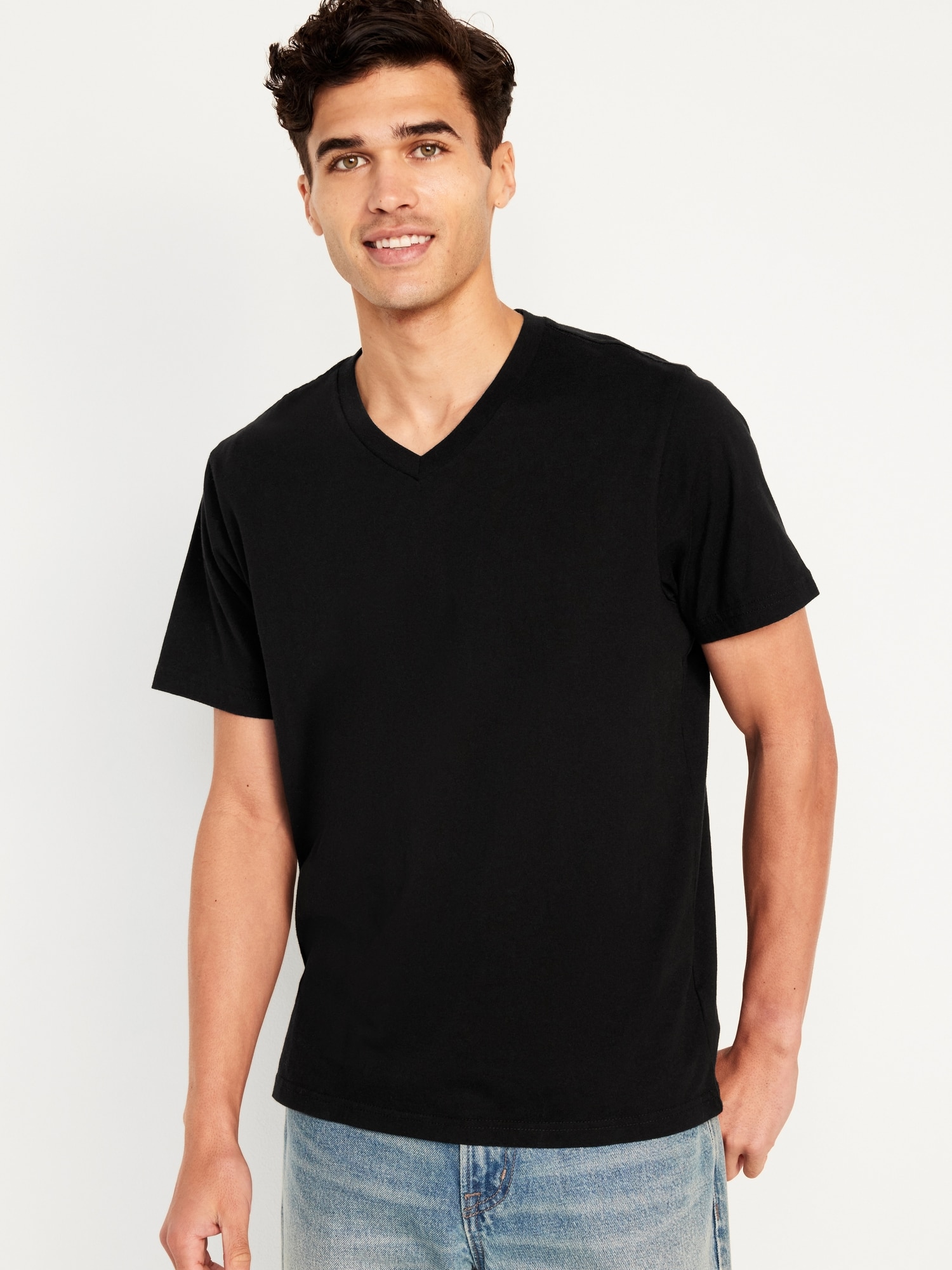T-SHIRT À ENCOLURE EN V