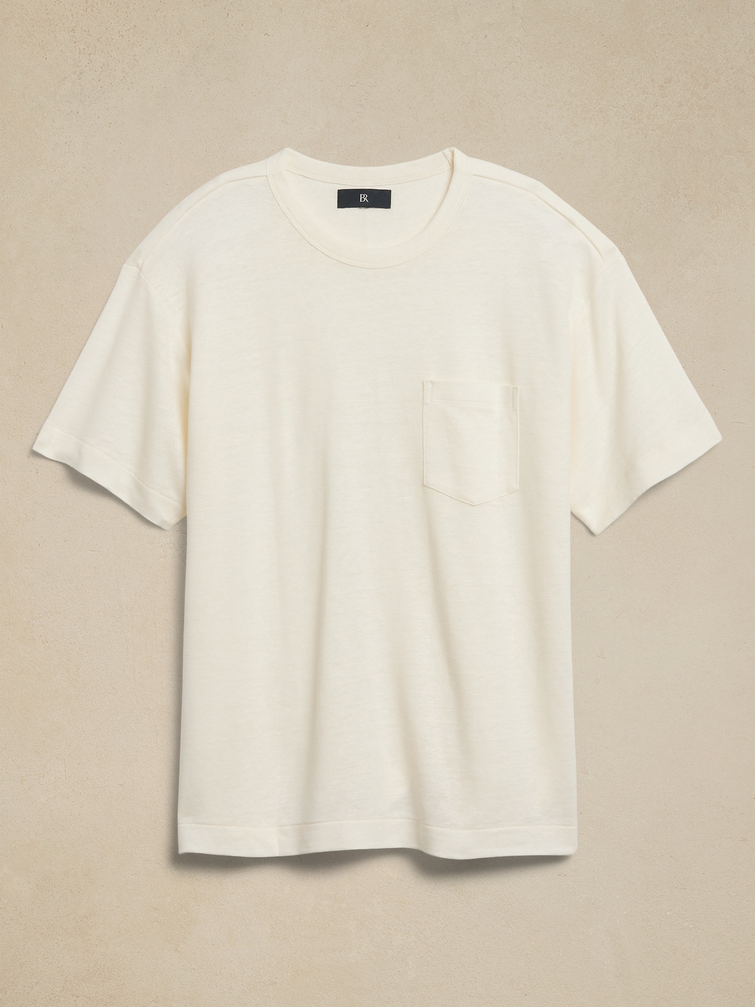 リネン フレンチテリー Tシャツ-3