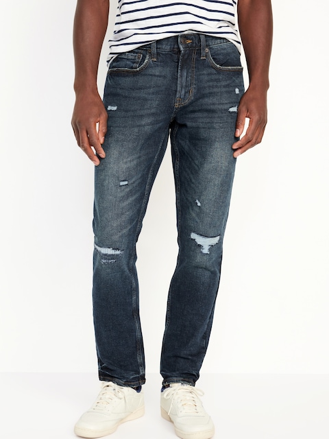 Slim Built-In Flex Ripped Jeans