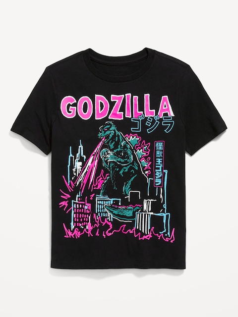 Godzilla™ Gender-Neutral Graphic T-Shirt for Kids