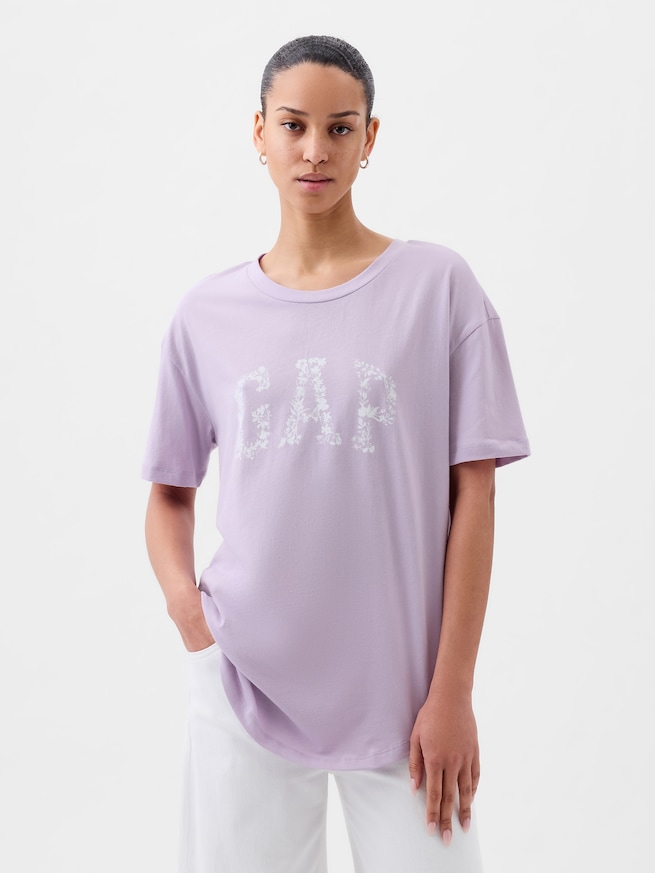 オーガニックコットン GAPアーチロゴ Tシャツ-0