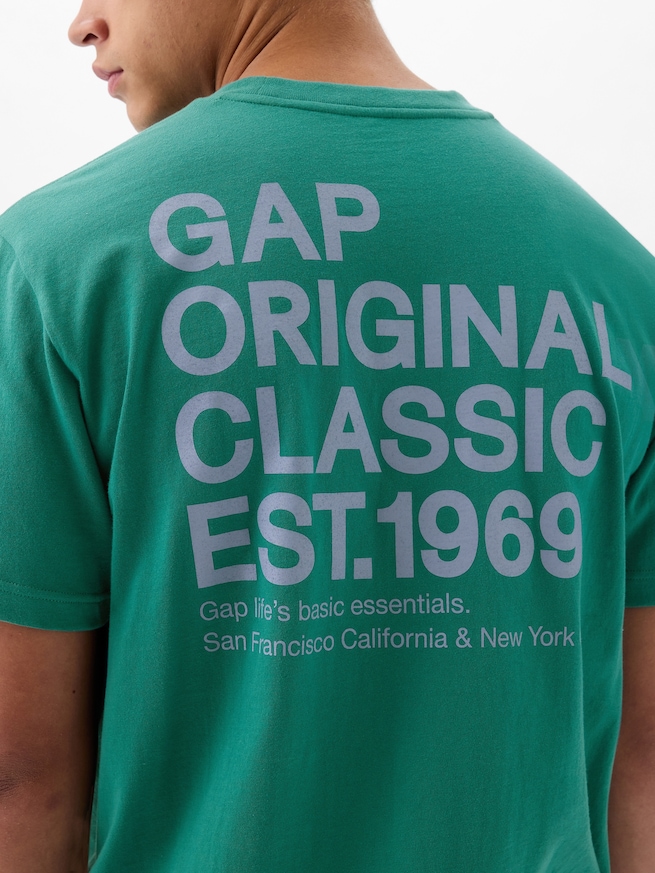 GAPロゴ グラフィック Tシャツ-3