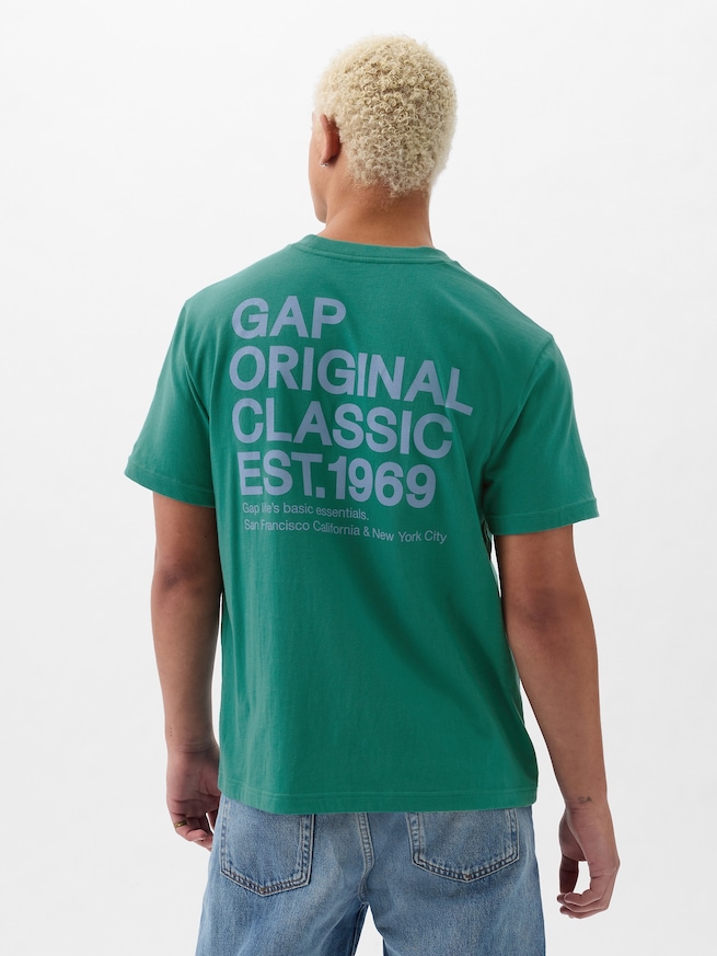 GAPロゴ グラフィック Tシャツ-1