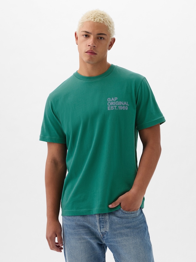 GAPロゴ グラフィック Tシャツ-0