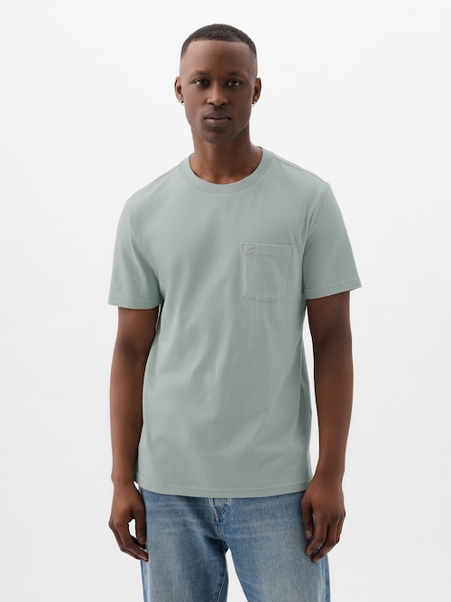 オーガニックコットン ポケット Tシャツ(ユニセックス)