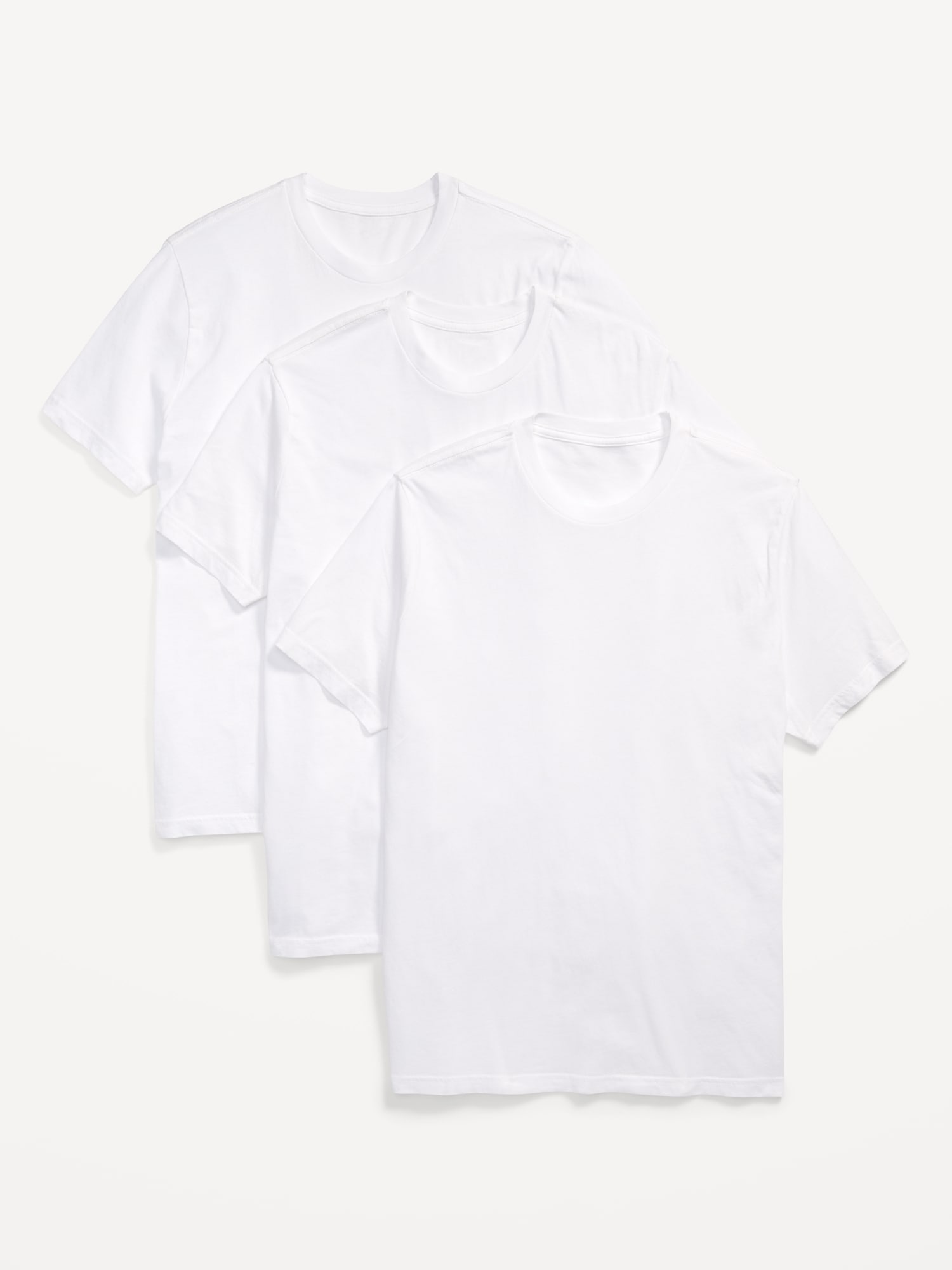T-SHIRT RAS DU COU UNI POUR HOMME (PAQUET DE 3)
