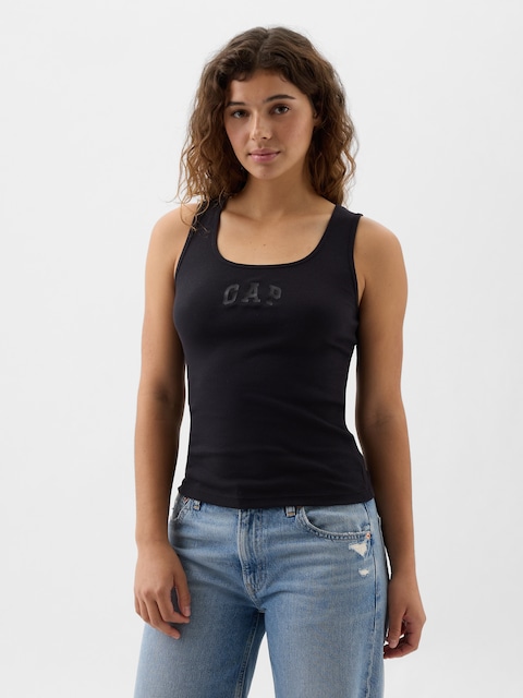 Gap Logo Ribbed Tank Top