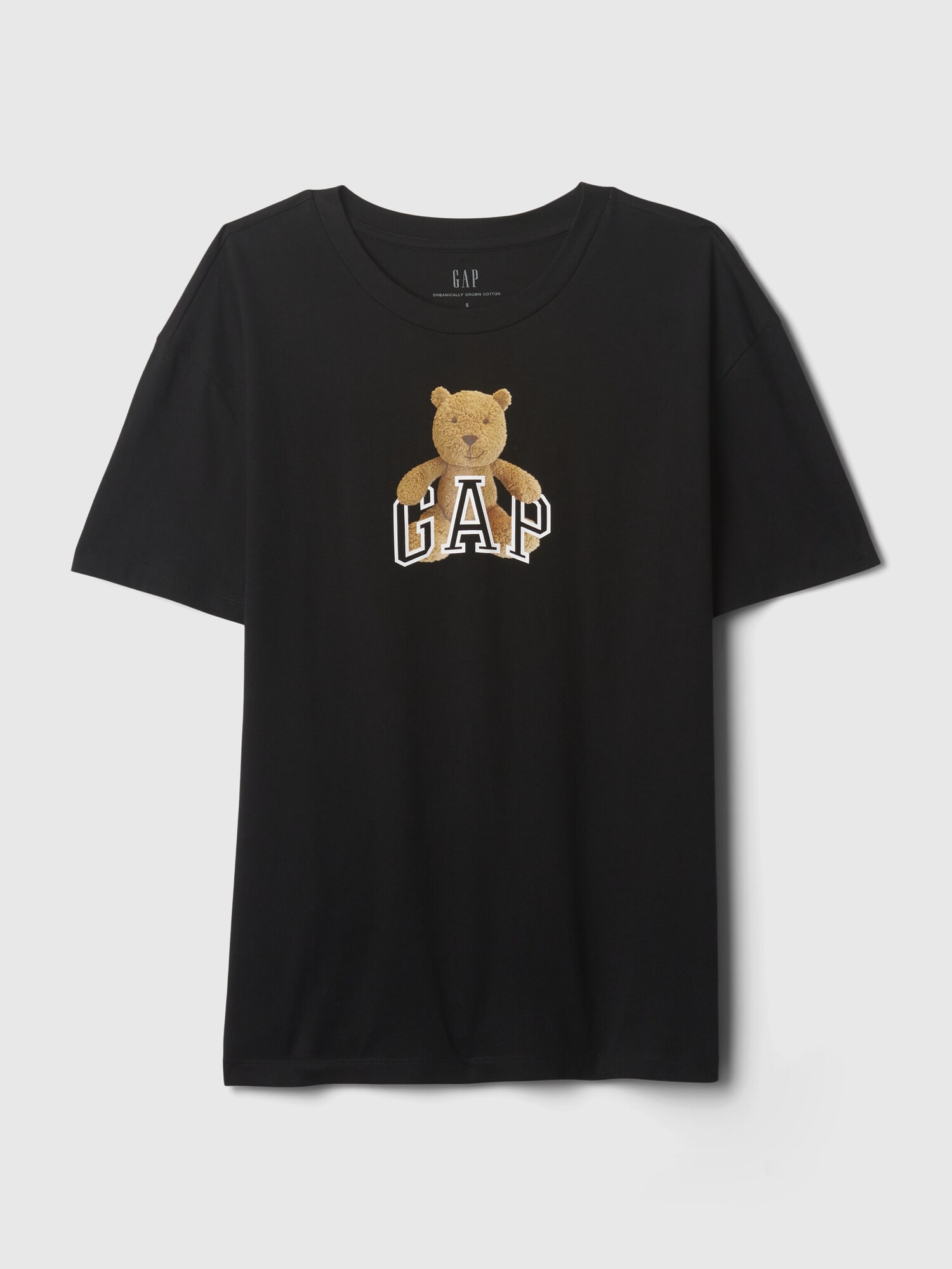   ロゴ グラフィック ブラック コットン Tシャツ 28b6875d97701fcecd0a5b4c8b4746
