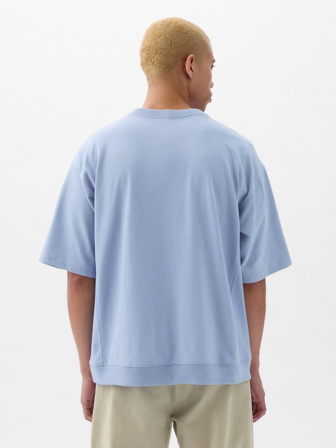 GAPミニアーチロゴ オーバーサイズTシャツ(ユニセックス)-1