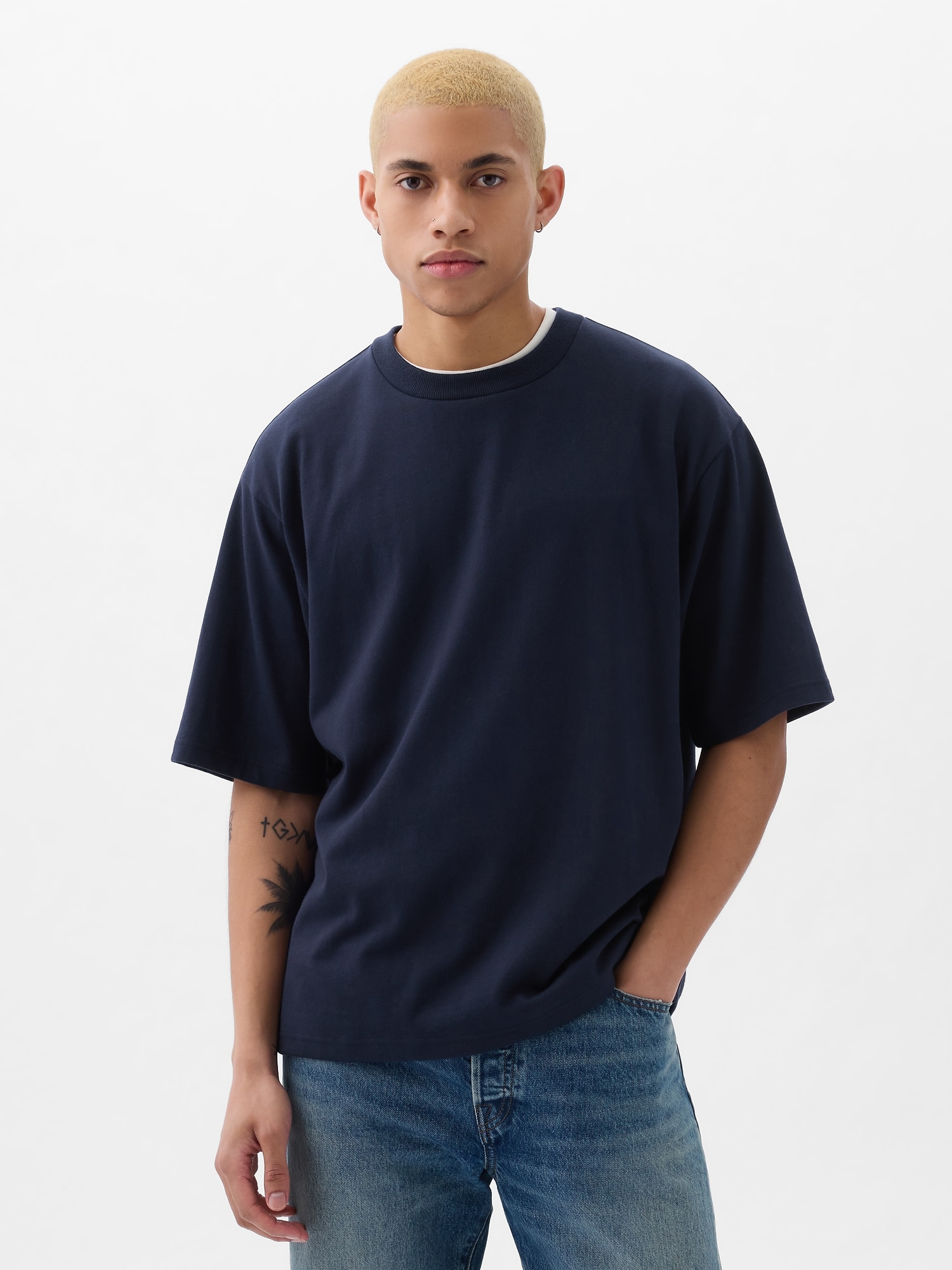 Gap公式オンラインストア | オーバーサイズ Tシャツ(ユニセックス)