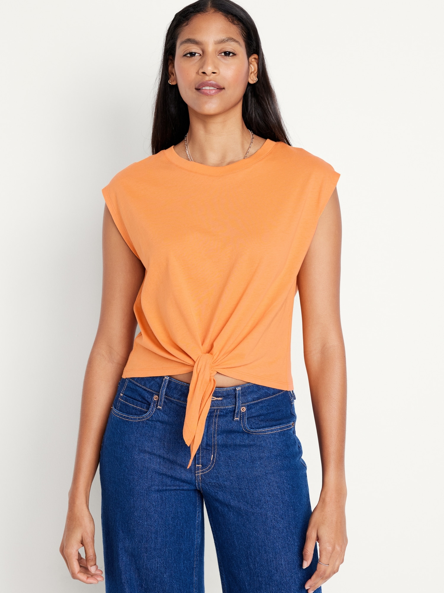 EveryWear Tie-Front Top