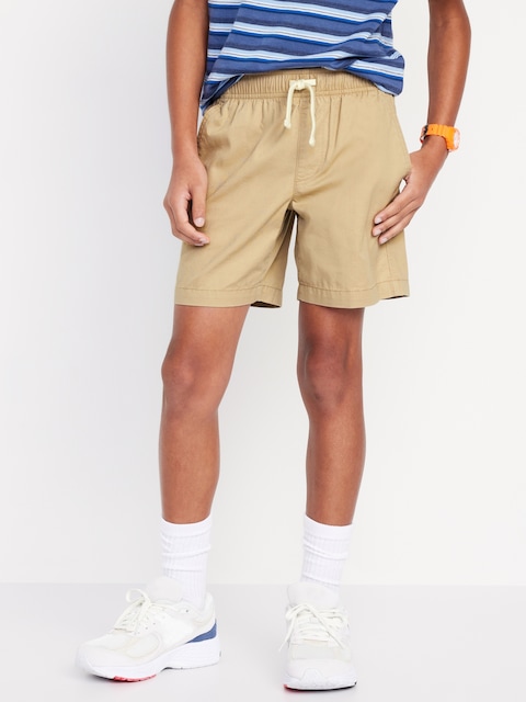 Above Knee Twill Pull-On Shorts for Boys