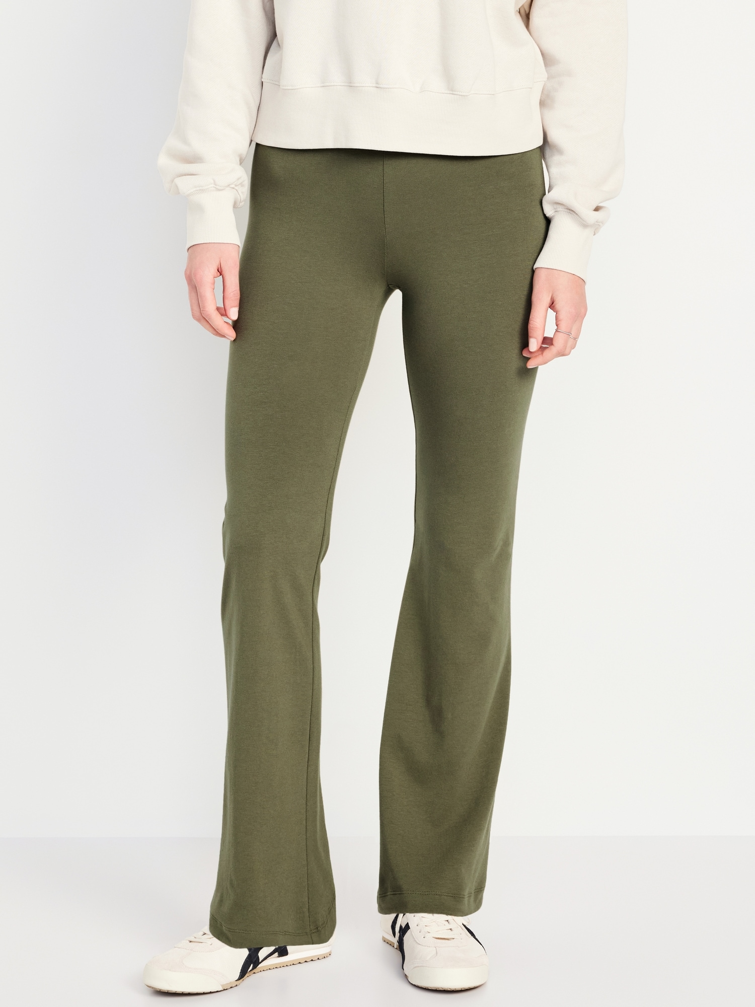 High-Waisted Fashion Flare Leggings