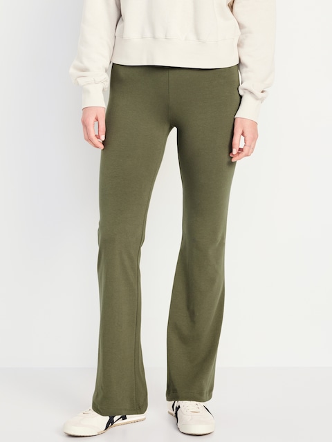 High-Waisted Fashion Flare Leggings