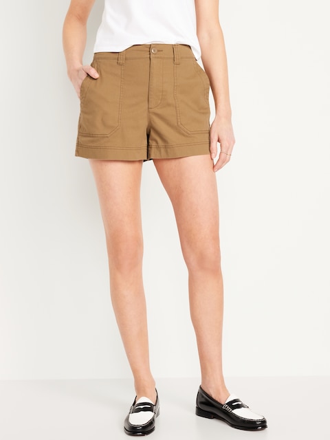 High-Waisted OGC Chino Shorts -- 4-inch inseam