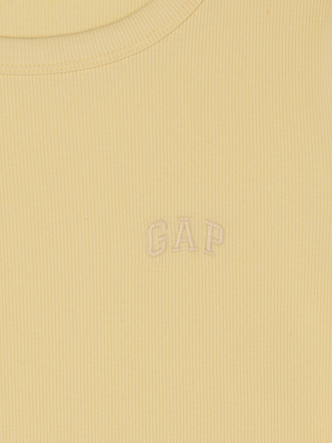 リブ GAPロゴTシャツ-3