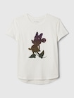 GapKids ディズニー ミニーマウス フリッピー変身スパンコール グラフィックTシャツ-4