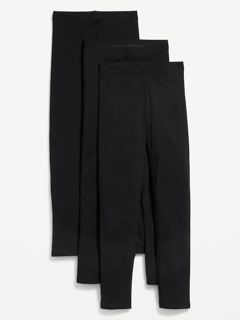 Jersey Built-In Tough Leggings 3-Pack for Girls