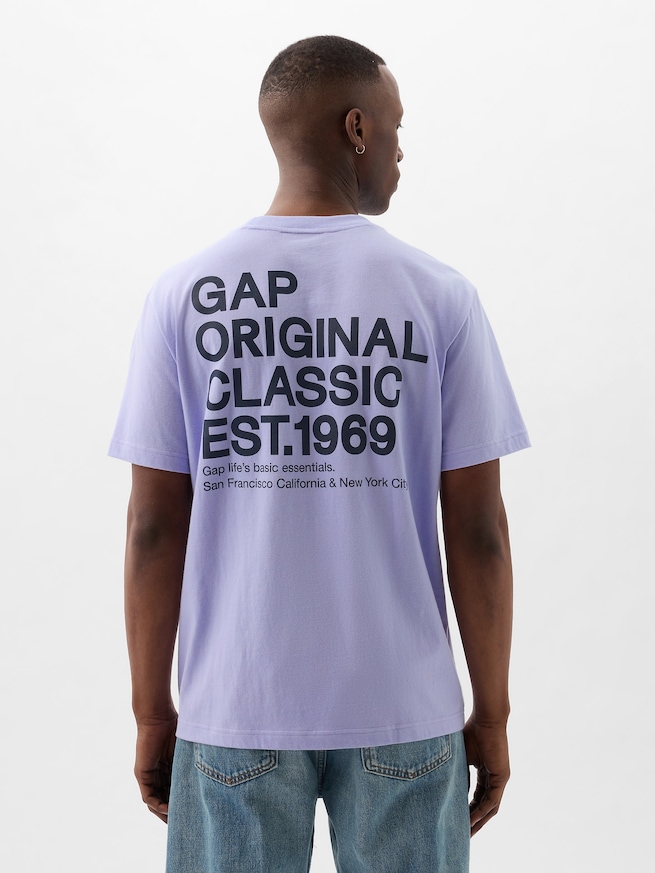 GAPロゴ グラフィック Tシャツ-0