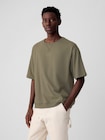 GAPミニアーチロゴ オーバーサイズTシャツ(ユニセックス)-3